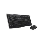 Logitech Wireless DuoSet: Compact Keyboard & Mouse Combo, 2.4 GHz Secure Connectivity, Extended Battery Life, Compatible with Windows, ChromeOS & Linux, German QWERTZ Layout - Sleek Black Design. - image 1 | DigiZauber