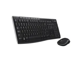 Logitech Wireless DuoSet: Compact Keyboard & Mouse Combo, 2.4 GHz Secure Connectivity, Extended Battery Life, Compatible with Windows, ChromeOS & Linux, German QWERTZ Layout - Sleek Black Design. - image 1 | DigiZauber