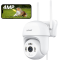ieGeek 2.5K Outdoor WiFi Surveillance Camera, 4MP Outdoor Surveillance, PTZ WLAN Camera Outdoor with Automatic Tracked, 24/7 Recording, Night Vision in Colour, IP65, SD/Cloud Storage, 2.4GHz WiFi [Energy Class A+++] - image 1 | DigiZauber